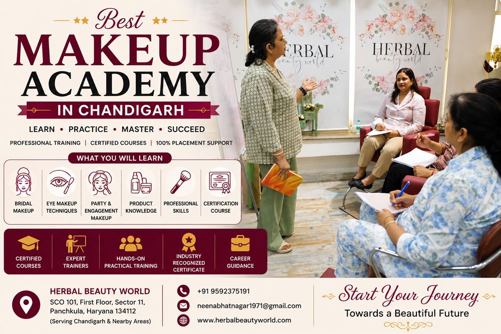 Best Makeup Academy in Chandigarh – Herbal Beauty World