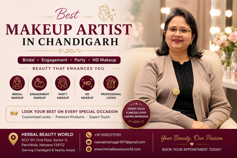 Best Makeup Artist in Chandigarh – Herbal Beauty World