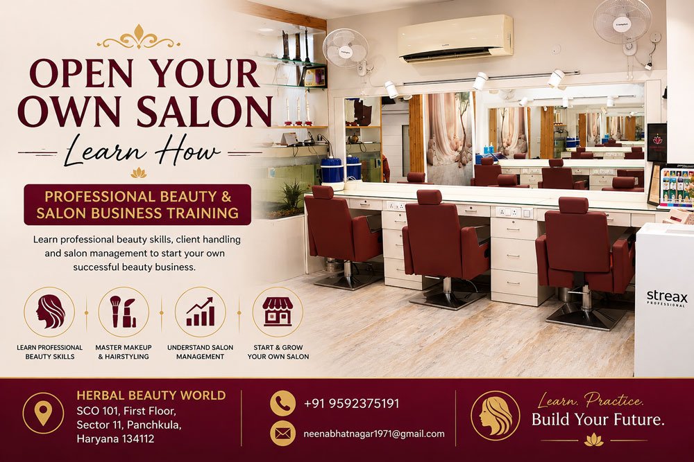 Salon Business Training in Panchkula at Herbal Beauty World