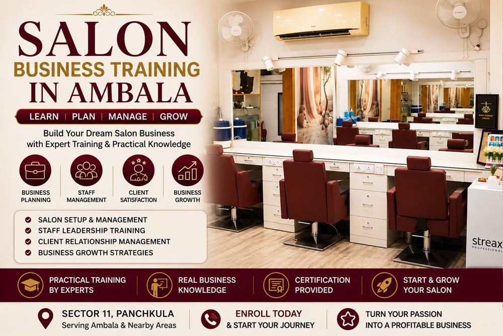 Salon Business Training in Ambala – Build a Successful Beauty Business