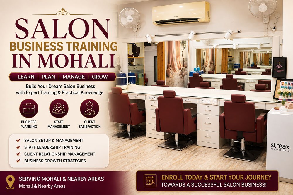 Salon Business Training in Mohali with Practical Salon Management & Business Setup Training
